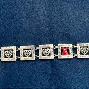 Brighton Red Dress Bracelet. Like new - only worn a couple of times.